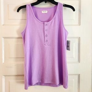 NWT Tommy John Waffle Tank - S